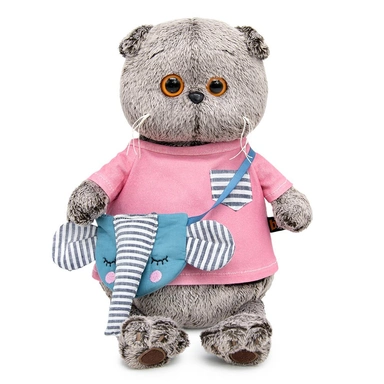 Басик в футболке и с сумочкой - слоник Ks30-172