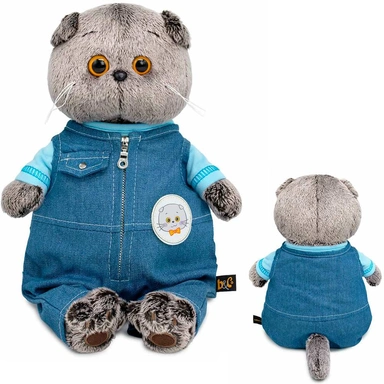 Басик в комбинезоне Деним Ks25-296