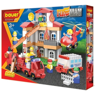 Конструктор Bauer 743 Fireman набор  Тушение пожара