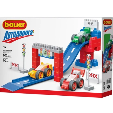 Конструктор Bauer RDM00036 Автодорога. Горный трамплин