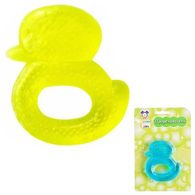 Прорезыватель Уточка с водой 1086