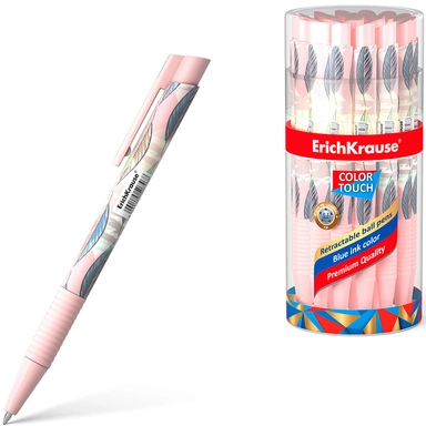 Ручка шариковая автомат синяя ColorTouch MaticGrip Flora 50746 /Erich Krause/