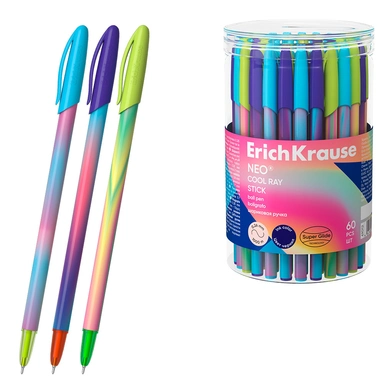 Ручка шарик синяя Neo® Stick Cool Ray 0.7, Super Glide Technology 61012 /Erich Krause/