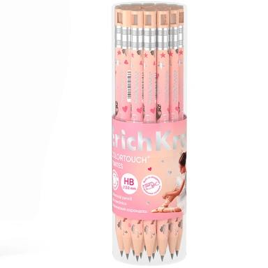 Карандаш механический ColorTouch® Pointes 2.0 мм, с точилкой, НВ 60753 /Erich Krause/