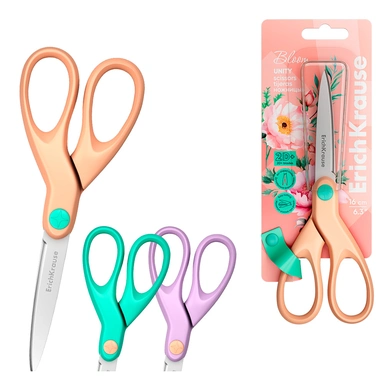 Ножницы 16 см Pastel Bloom ассорти 60844 ErichKrause