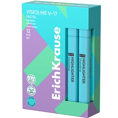 Текстовыделитель голубой Visioline V-17 Pastel 56022 ErichKrause