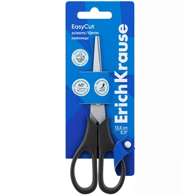 Ножницы 13,5 см EasyCut черный 21919 ErichKrause