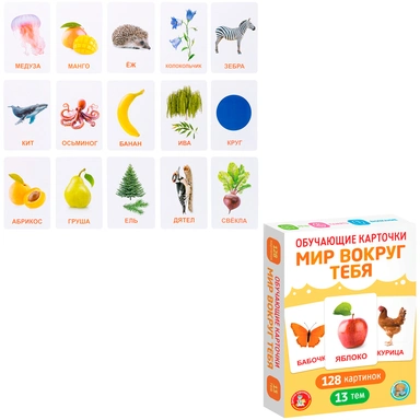 Игра Обучающие карточки Мир вокруг 05980