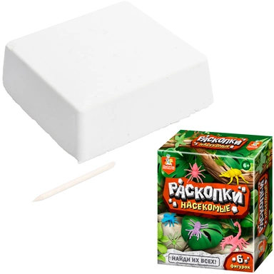 Набор Раскопки Насекомые 6 насекомых 05864