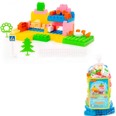 Конструктор Малютка 107 эл. с мебелью  49384 П-Е/10/