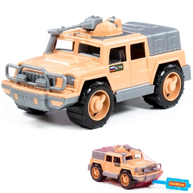 Автомобиль Джип Защитник-Сафари №1 военный с 1 пулеметом 63540 /П-Е/ /6/