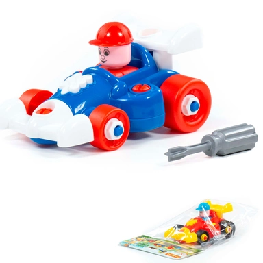 Конструктор-транспорт Автомобиль гоночный 22эл. в пак 77127 П-Е /16/