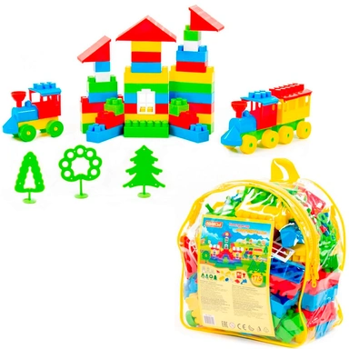 Конструктор Самоделкин Строитель гигант 175эл рюкзак П-Е/5/