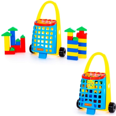 Конструктор Беби 38 дет. Забавная тележка 46888 П-Е/2/