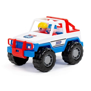 Автомобиль Джип Сафари (бело-синий) П-Е 90331 /16/