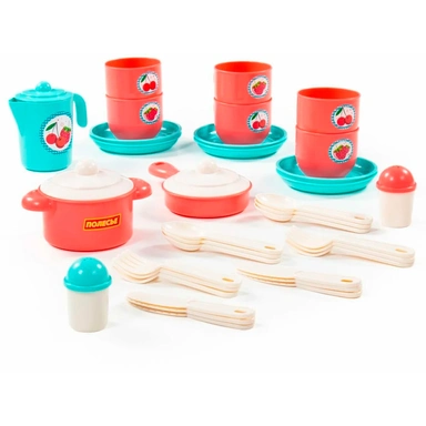 Набор посуды Хозяюшка на 6 персон V3 38 элементов (в сеточке) 80158 П-Е /12/