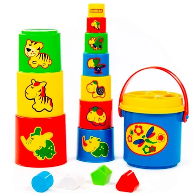 Пирамидка занимательная №3 16 элем. 52605 П-Е/ /9/