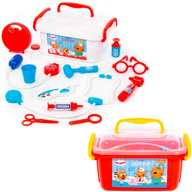 Набор Три кота Доктор в контейнере 65353 П-Е /4/