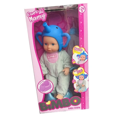 Кукла слоник YL1903-3 в кор.