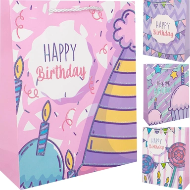 Пакет 31*42*11 см Happy birthday FG250920557-3C