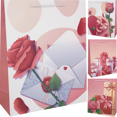 Пакет 26*32*10 см Розы FG250920542-2C