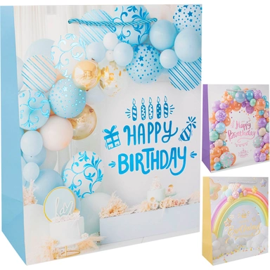 Пакет 32*26*12 см Happy Birthday FG250920636-2C
