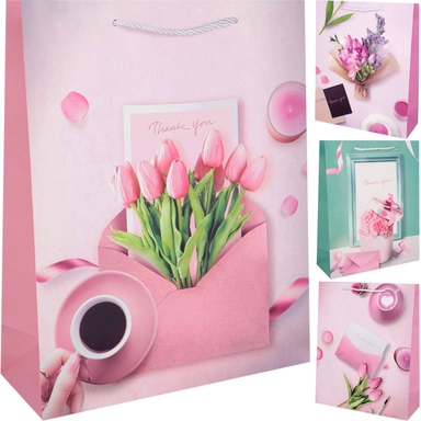 Пакет 26*32*10 см Тюльпаны FG250920543-2C