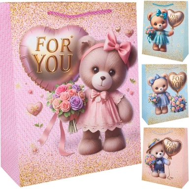 Пакет 32*26*12 см Мишка FG250920629-2C