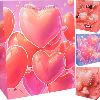 Пакет 26*32*10 см Сердца FG250926050D