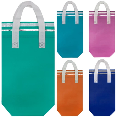 Пакет-сумка с замком на липучке  21*27*11 см FG250926352D в ассорт.