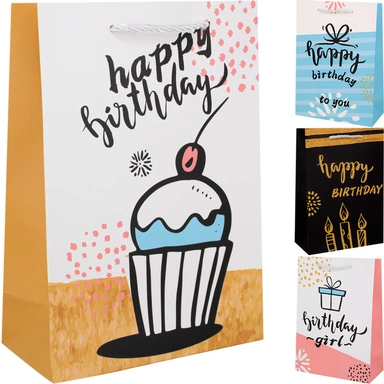 Пакет 17*24*8 см Happy birthday FG250920550-1C