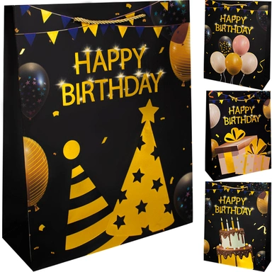 Пакет 26*32*10 см Happy Birthday FG250926005D