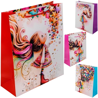 Пакет 26*32*10 см Девочка FG250926035D