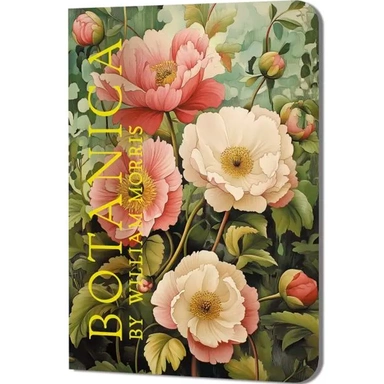 Блокнот 24 л. BOTANICA by William Morris (пионы на зеленом фоне) 9785002415366