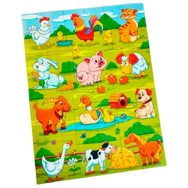 Пазл магнитный Кто живет на ферме? 01150