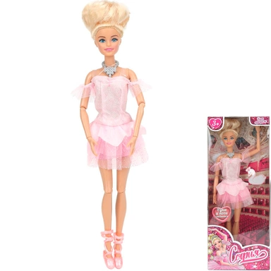 Кукла Карапуз 66001J-BS5-S-BB-WOD 29см София, руки и ноги сгиб., балерина,  акс,