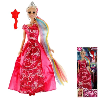 Кукла Карапуз 66001P-LH3-S-BB 29см София, руки и ноги сгиб, акс