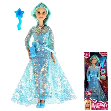 Кукла Карапуз 66001-BF21-S-BB 29см София, руки и ноги сгиб, ресницы, маникюр, акс