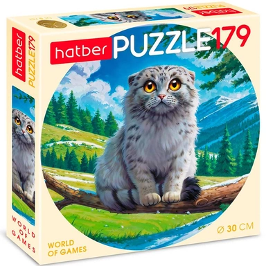 Пазл 179 эл. Милашка Манул 179ПЗк4_34630 Hatber