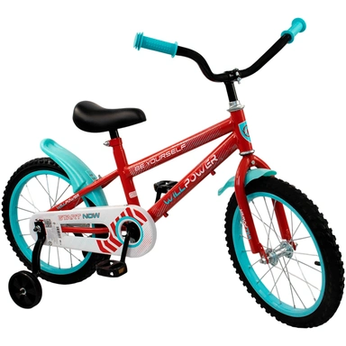 Велосипед двухколесный 16 WILLPOWER красный FG250826133K-3 (2 шт в кор)