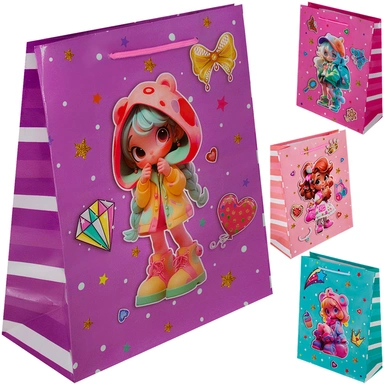 Пакет 26*32*10 см Девочки FG250920604-2C