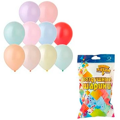 Шар 12 Macaron ассорти 50 шт 1102-2546/цена за упак/