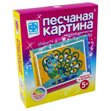 Набор для творчества Песчаная картина Павлин 407212