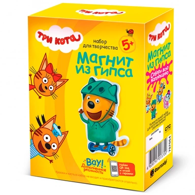 Набор для творчества Магнит из гипса Три кота Компот на скутере 405125 Фантазёр