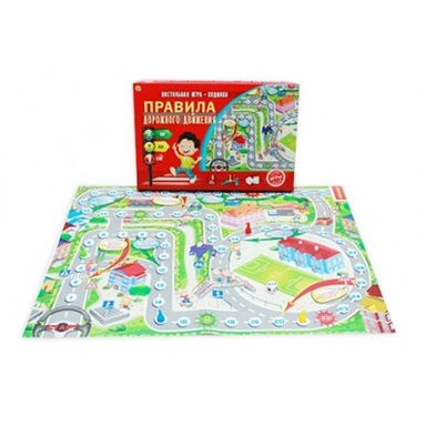 Настольная игра Правила дорожного движения.Ходилка ИН-9184