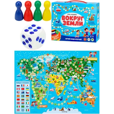 Игра Играй, ищи, изучай. ВОКРУГ ЗЕМЛИ ИН-0757