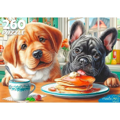 Пазл 260 Щенки сладкоежки П260-3163