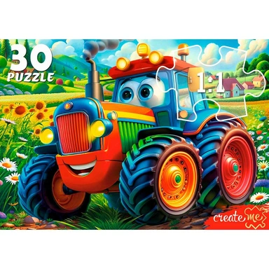 Пазл 30 Веселый трактор ПУ30-3177