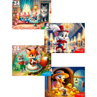 Пазл 24 Интересные сказки П24-3468