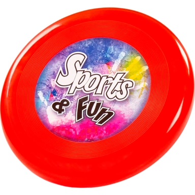 Тарелка летающая 225 мм. красная 89977 П-Е /15/